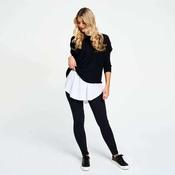 Red Coral Accessories - Blouse Fooler Extender in White or Black (C48)